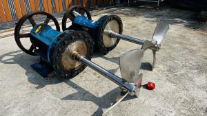ใบกวนผสมวัสดุสเตนเลส ขนาดความยาวแกน 70 cm ใบโต 60 cm (24