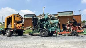 เครื่องสูบน้ำขนาดใหญ่ ของตัดประมูลงานราชการ เข้ามา 3 ชุด